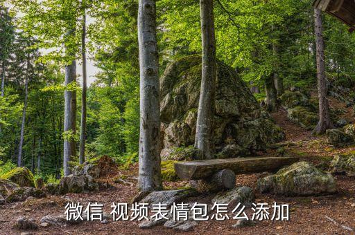 包微信視頻,如何添加微信表情和視頻?...